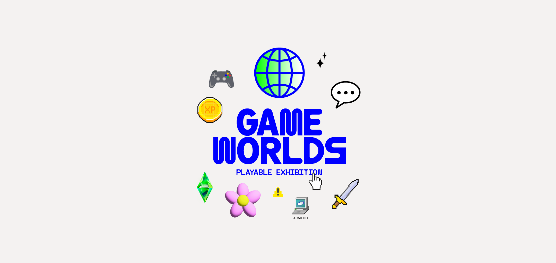 Game Worlds designed image a playable exhibition