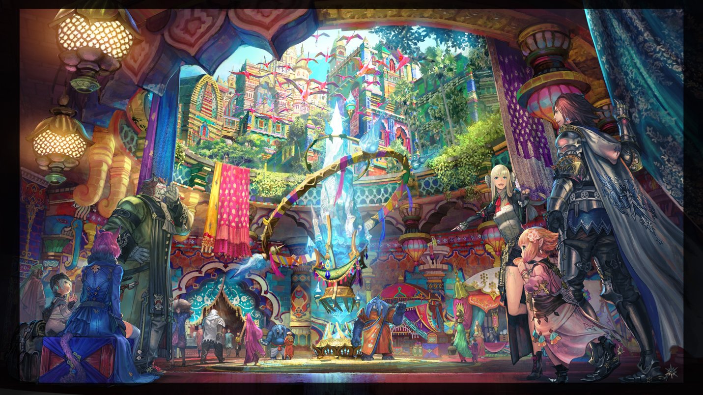 ACMI Game Worlds, FINAL FANTASY XVI Online (2023), screenshot courtesy of Square Enix.5