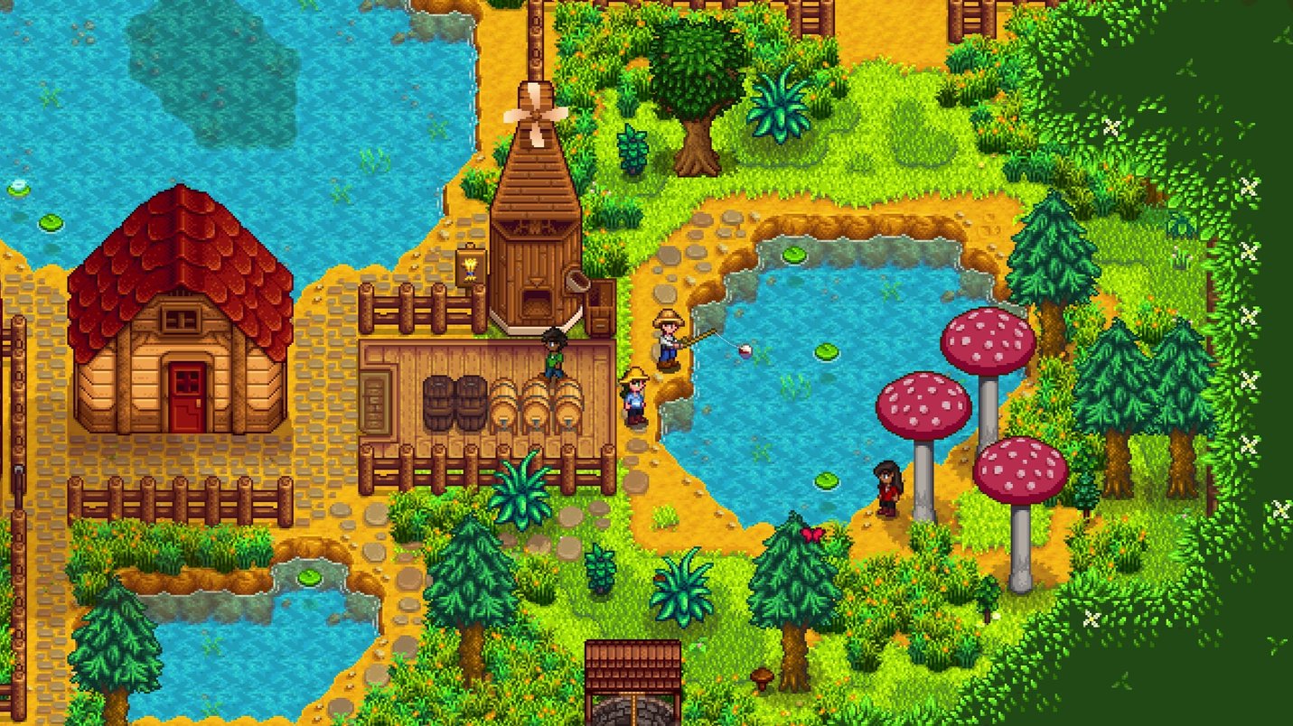 ACMI Game Worlds, Stardew Valley (2016-), screenshot courtesy of ConcernedApe.6 (2) ACMI Game Worlds, Stardew Valley (2016-), screenshot courtesy of ConcernedApe.6 (2)