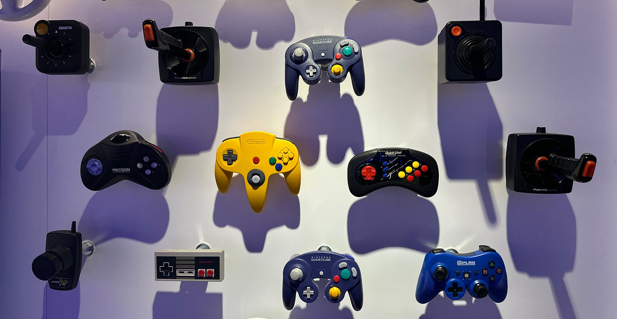 ACMI gamecontroller wall Kate Ficai lge