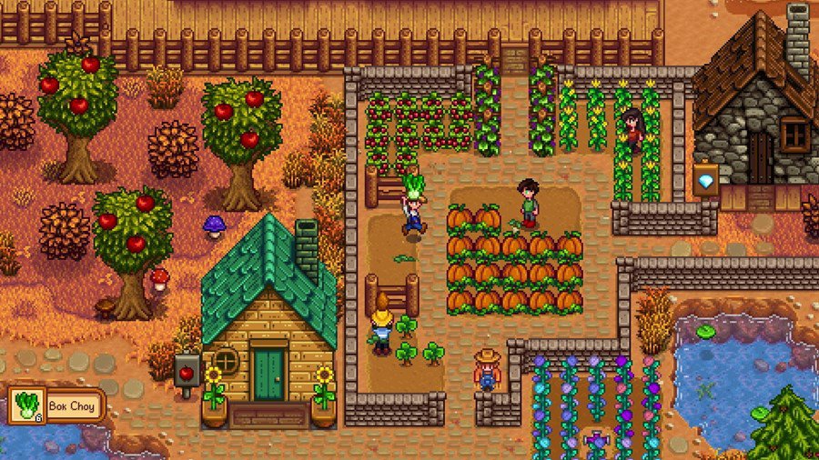 A farmstead in 'Stardew Valley' (2016)