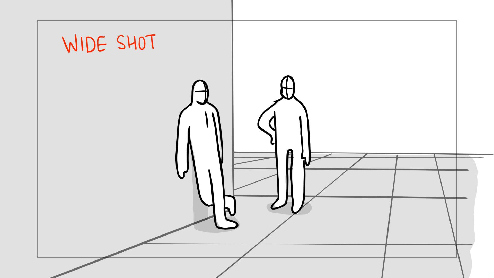 Storyboard long shot