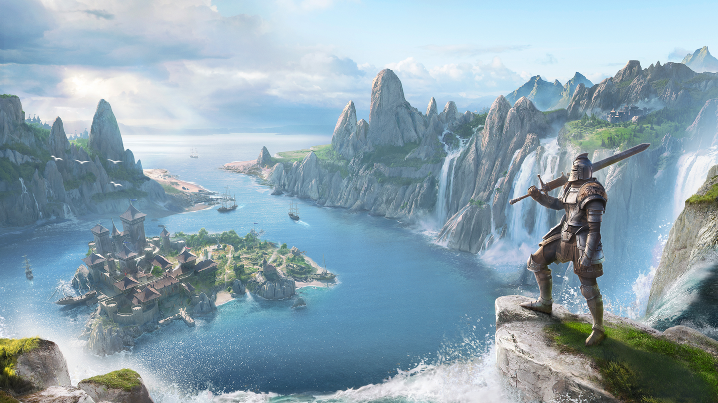 ACMI Game Worlds, The Elder Scrolls Online (2014), promo image courtesy of ZeniMax Online Studios / Bethesda Softworks. ACMI Game Worlds, The Elder Scrolls Online (2014), promo image courtesy of ZeniMax Online Studios / Bethesda Softworks.