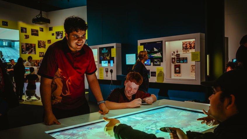 Game Worlds, ACMI, 2025, Of Ember & Thorn (Dungeons & Dragons interactive)_image by Matto Lucas_1
