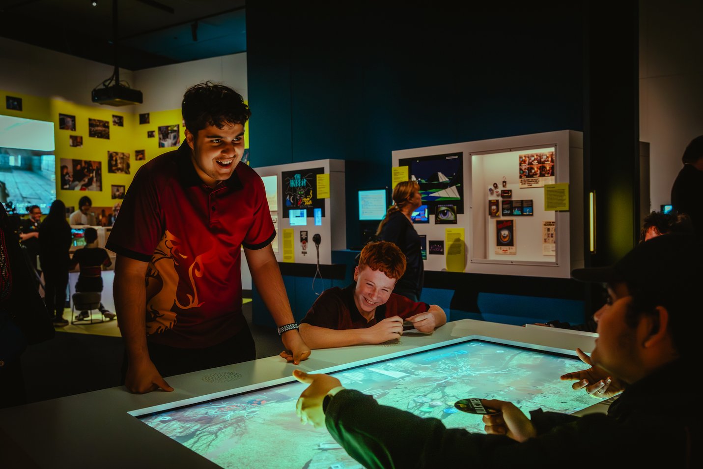 Game Worlds, ACMI, 2025, Of Ember & Thorn (Dungeons & Dragons interactive)_image by Matto Lucas_1 Game Worlds, ACMI, 2025, Of Ember & Thorn (Dungeons & Dragons interactive)_image by Matto Lucas_1