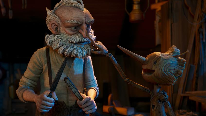 Gepetto and Pinocchio - Pinocchio (2022)