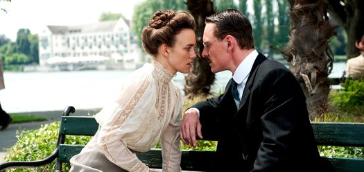Keira Knightley and Michael Fassbender in 'A Dangerous Method' 2011
