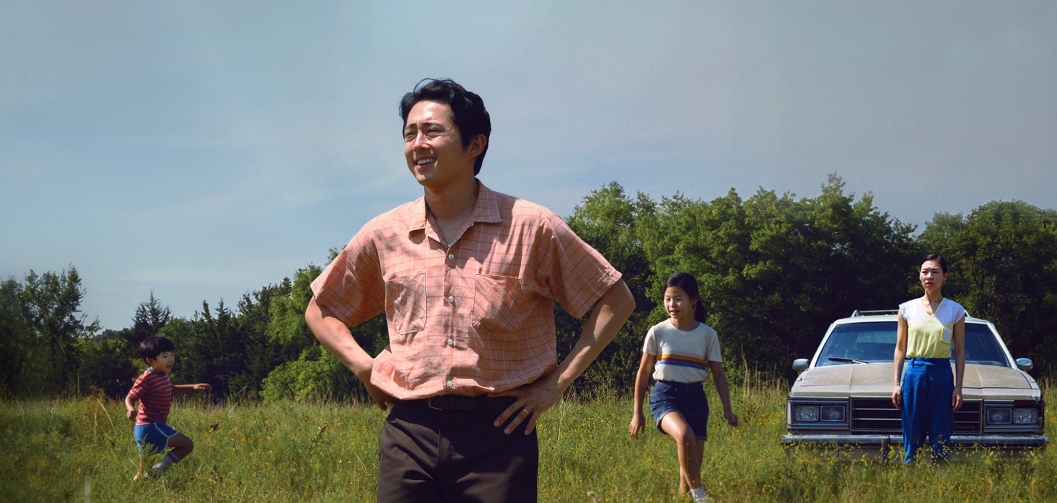 Left to right: Alan S. Kim, Steven Yeun, Noel Cho and Yeri Han