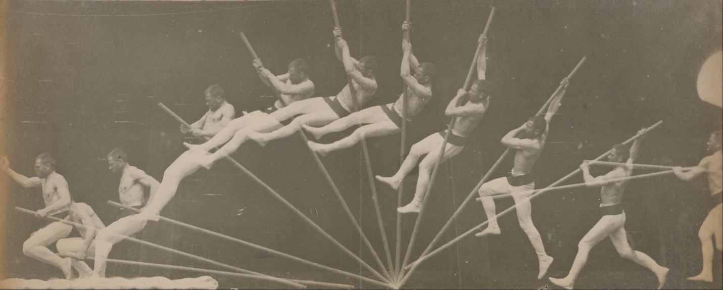 Chronophotographic prints
Movements in Pole Vaulting