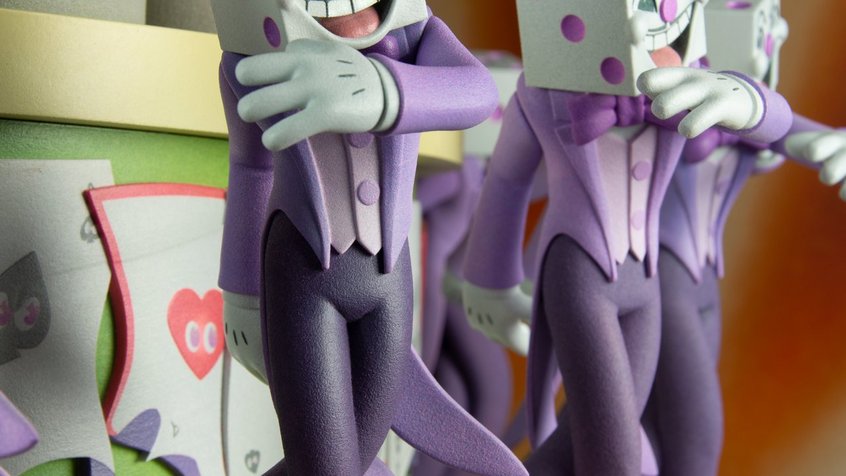 King Dice as featured in the Cuphead Zoetrope at ACMI