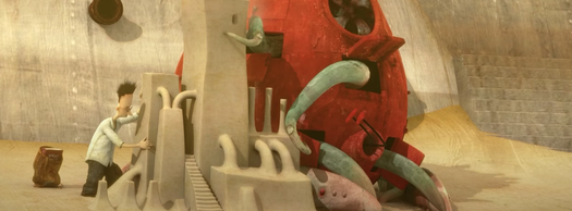 Screenshot from The Lost Thing (2010) short film