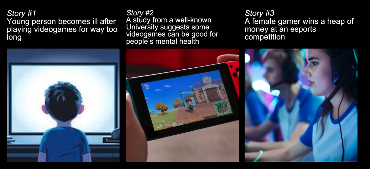 News stories times three