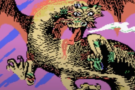 Smaug from The Hobbit game (1983) - Videogames