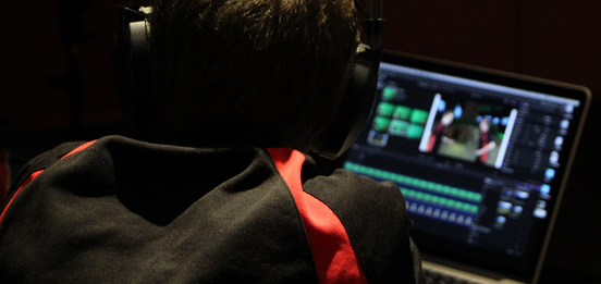 Student editing film 2160 x 1023