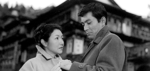 Hideko Takamine and Yūzō Kayama in Yearning ©1964 Toho Co., Ltd.