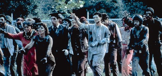 Zombie horde in Day of the Dead (1985) © Umbrella Entertainment