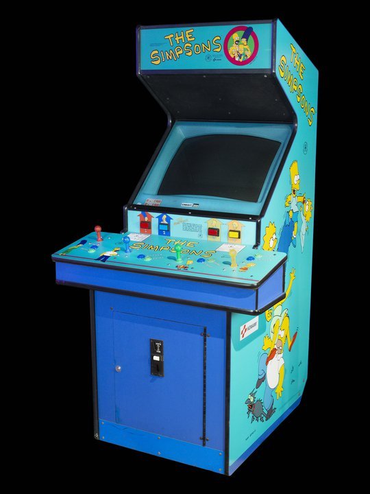 The Simpsons arcade cabinet