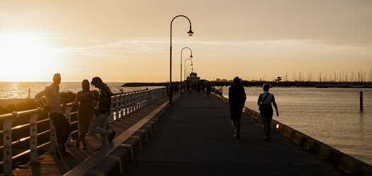 St Kilda Pier at Sunset