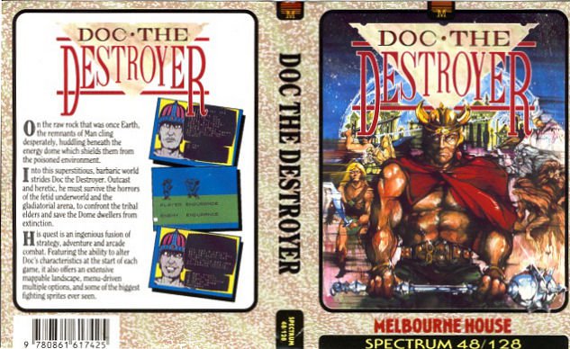 Doc the Destroyer for ZX Spectrum 48/128 | Geoff Evans | 1987