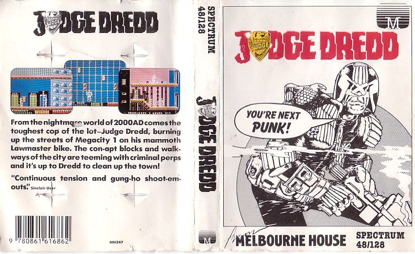 リ Judge Dredd for Spectrum 48/128 | Melbourne House | 1986 | ACMI