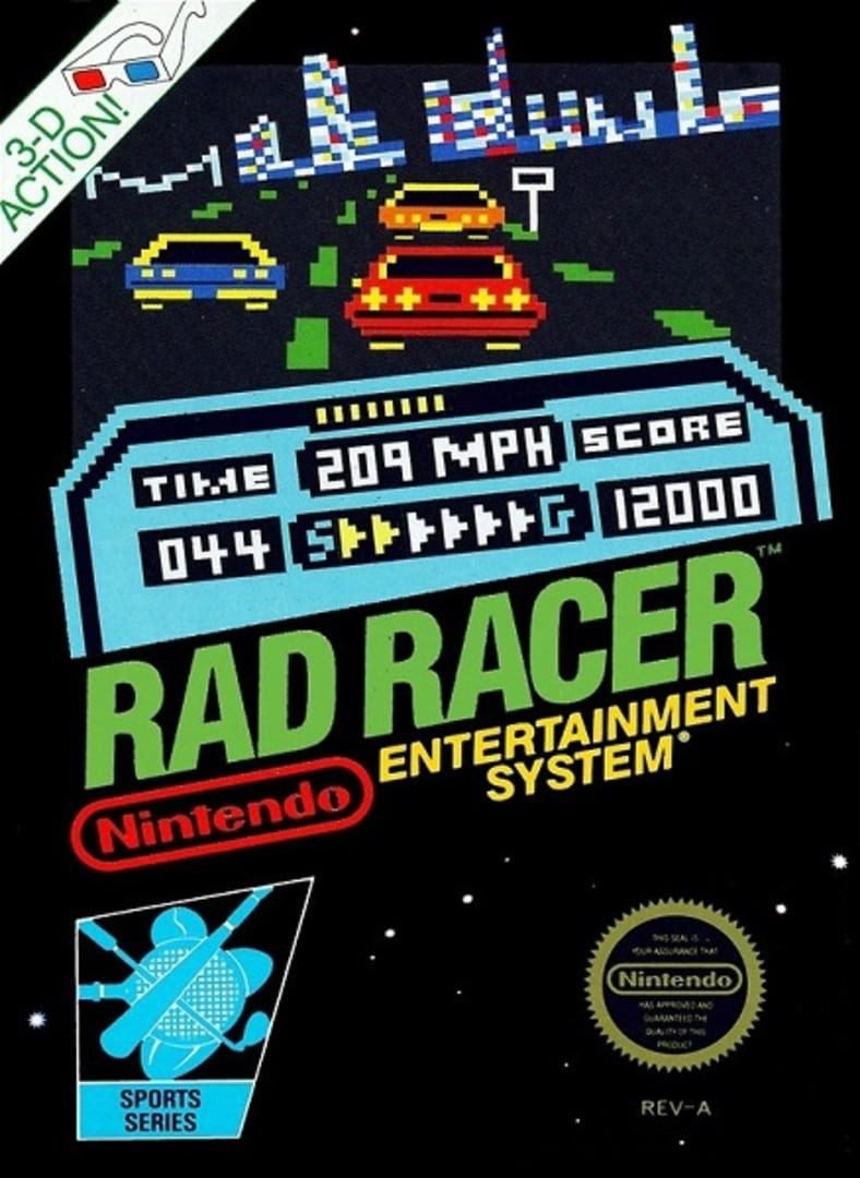 Rad Racer | 1987 | ACMI collection | ACMI: Your museum of screen culture