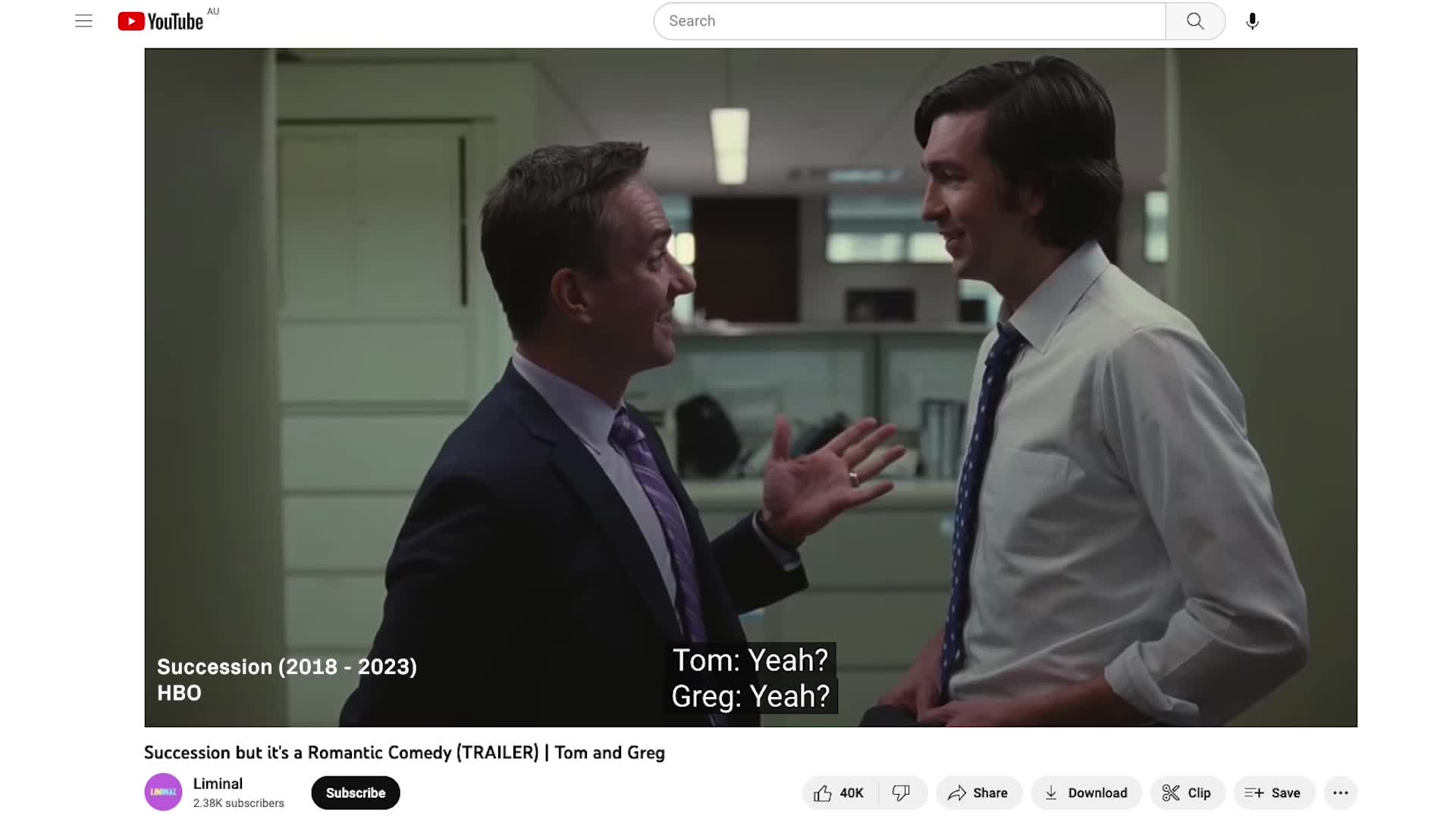 What if Succession was a romantic comedy? | Liminalist | ACMI collection