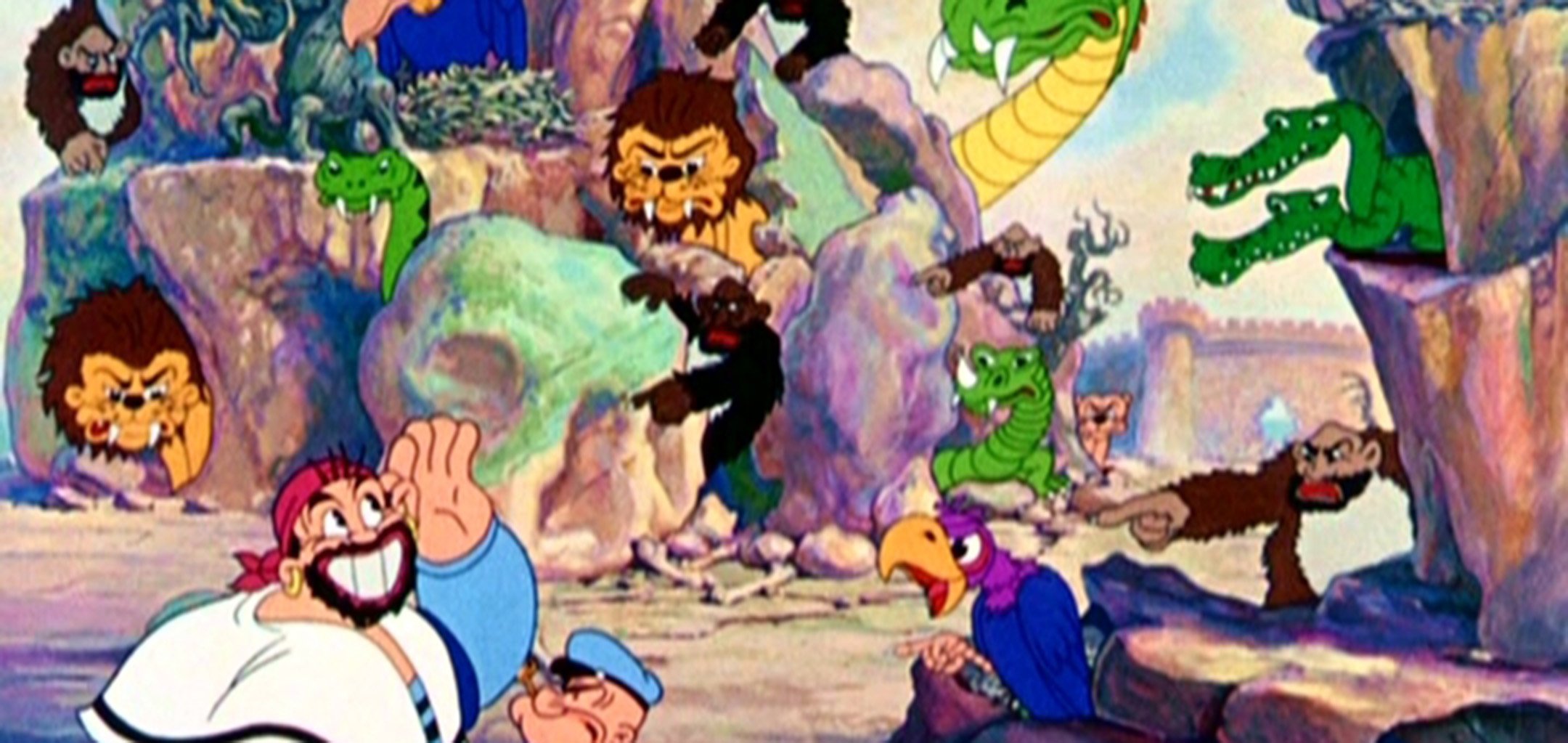 Still from 'Popeye the Sailor Meets Sinbad the Sailor' (1936)