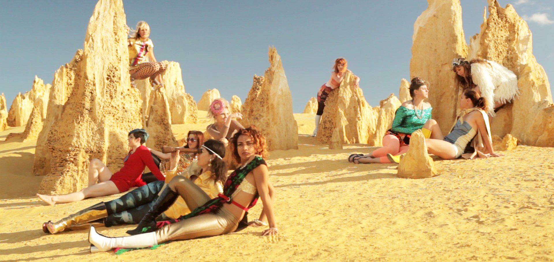 The Scorpion's Sting, Episode 2: Golden Gang, 2014 (film still), Chicks on Speed, © Chicks on Speed