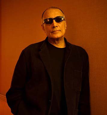 Abbas Kiarostami wearing sunglasses