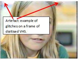 Artefacts on VHS