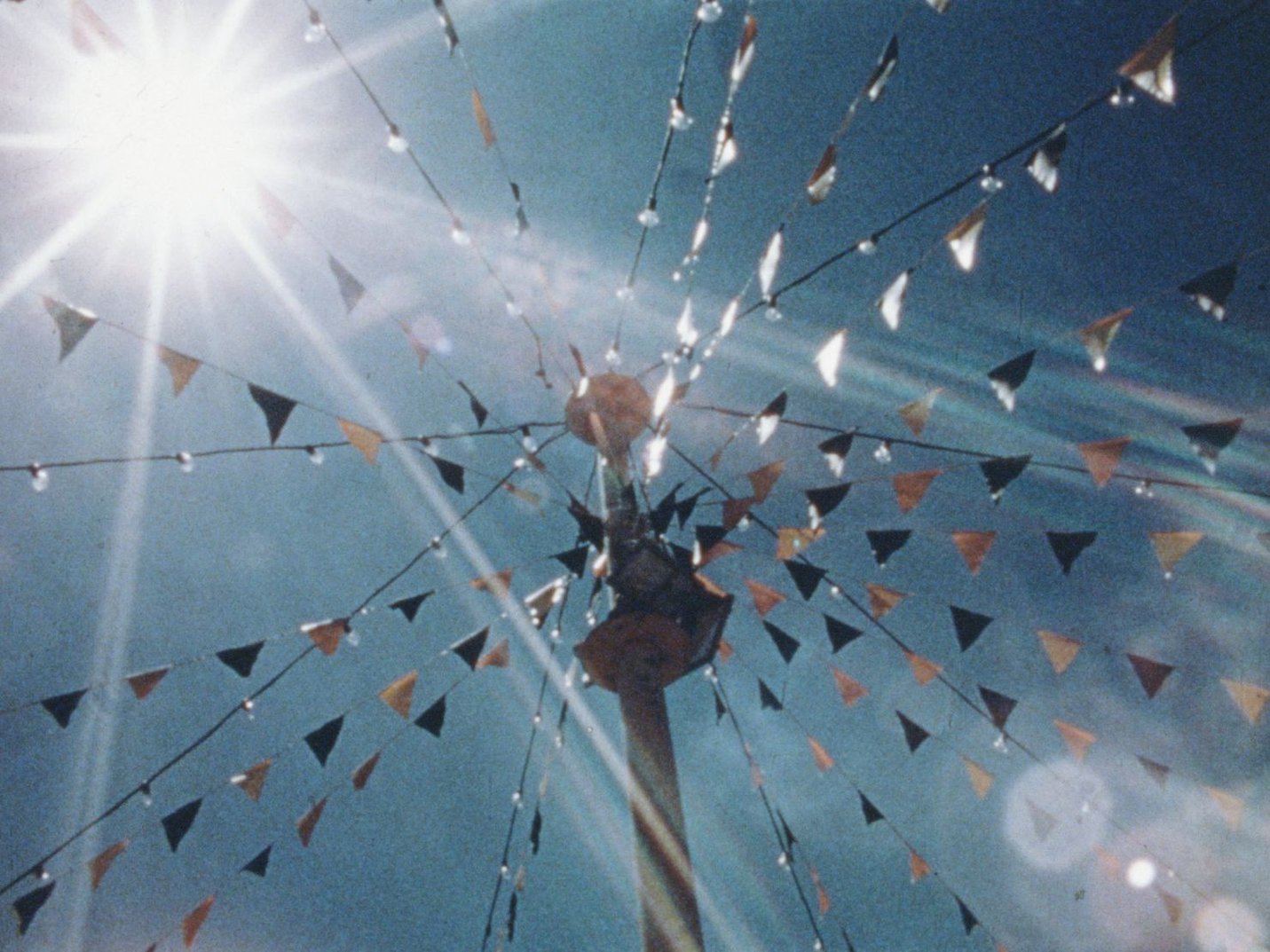 Flags on a pole - Stills from Low deposit, easy terms, 1971