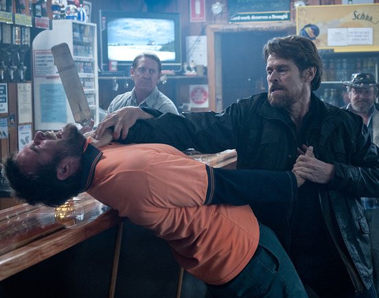 Bar fight scene from The Hunter (2011)