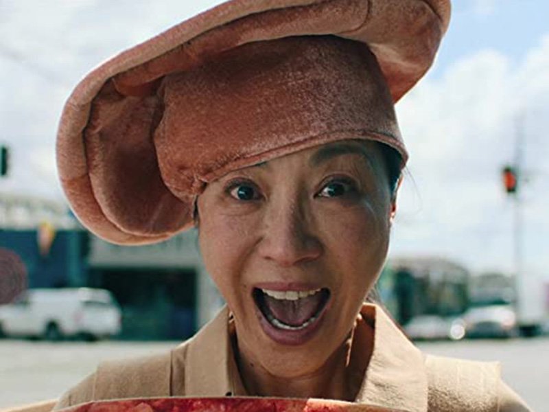 Michelle Yeoh as a chef in Everything Everywhere All at Once (2022)