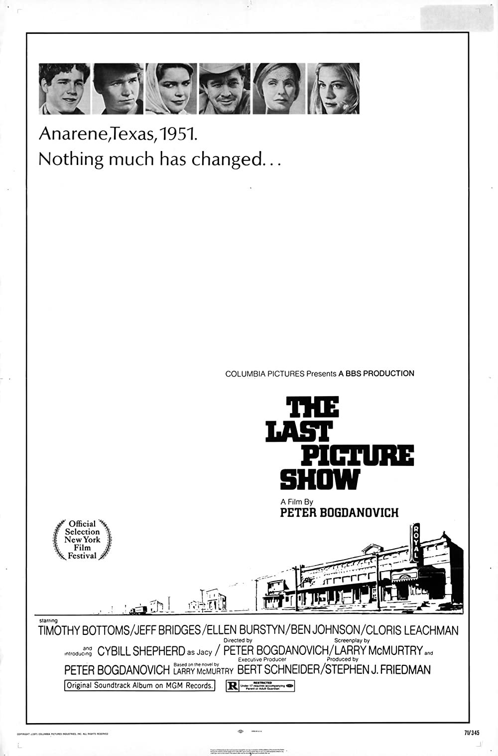 Film poster for The Last Picture Show (1971)