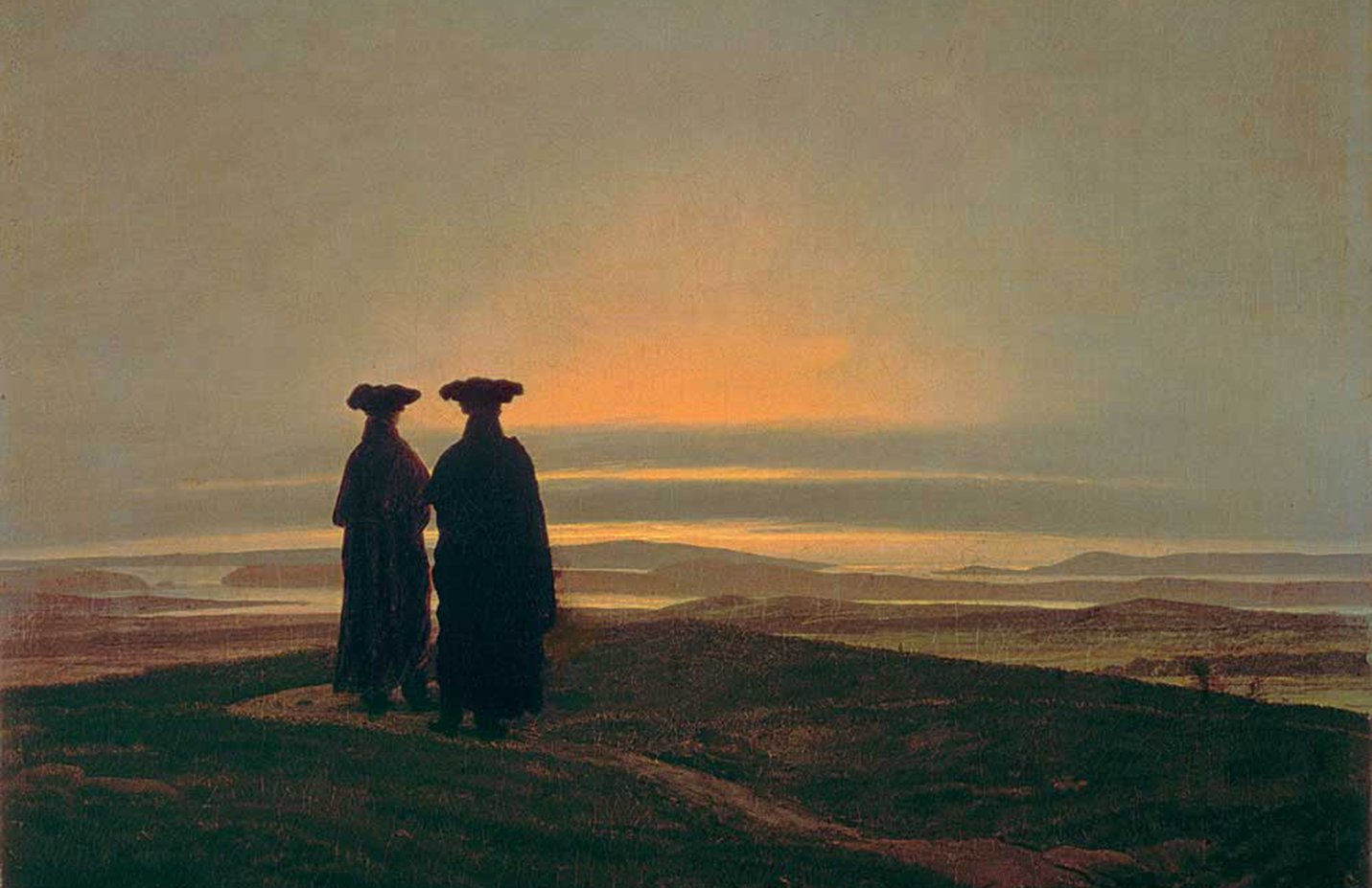 Caspar David Friedrich, Sunset (1830-1835)