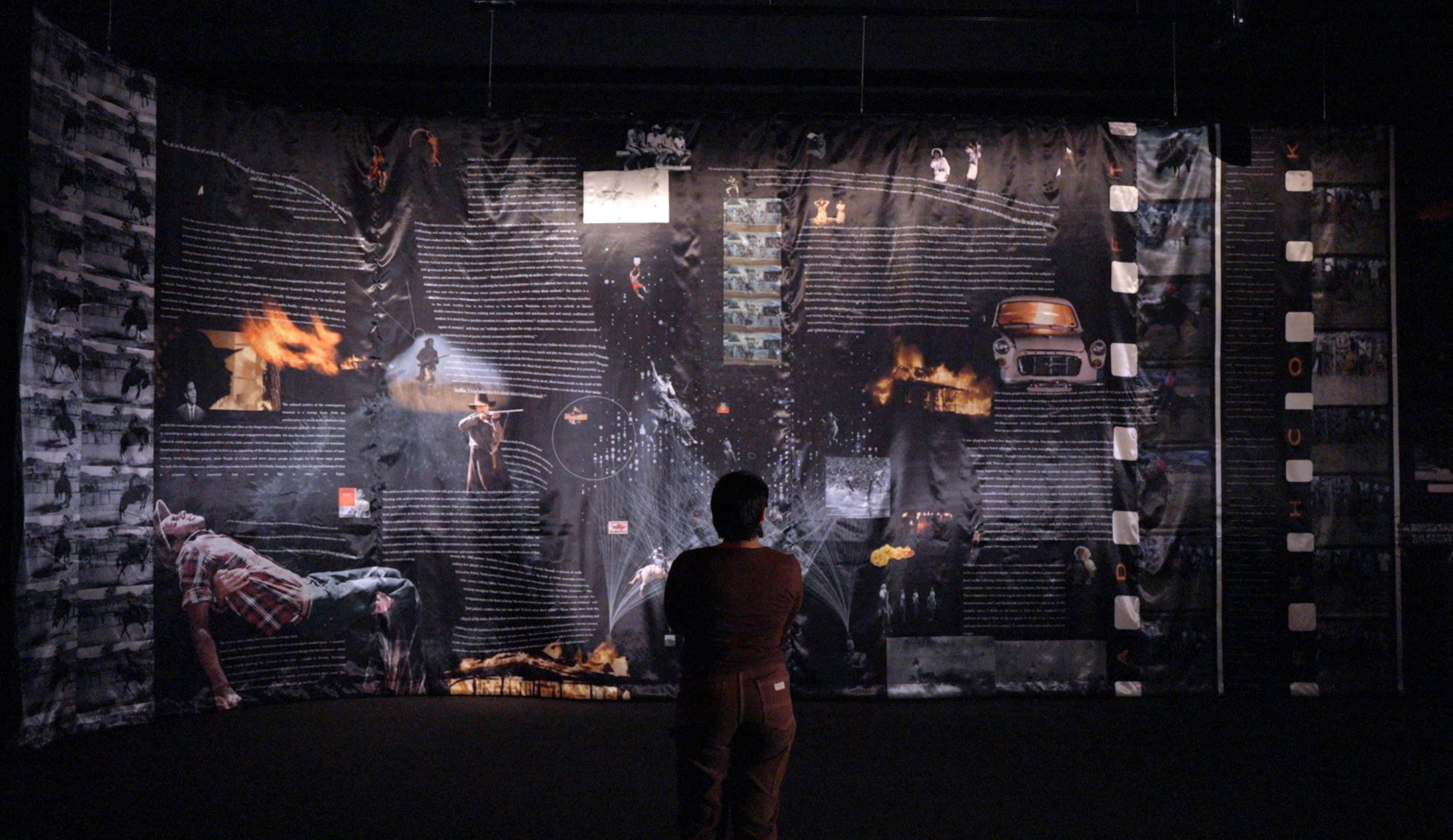 Jazz Money, Rodeo Baby! (2022), installation view, from 'Jazz Money on Rodeo Baby! | How I See It: Blak Art and Film'