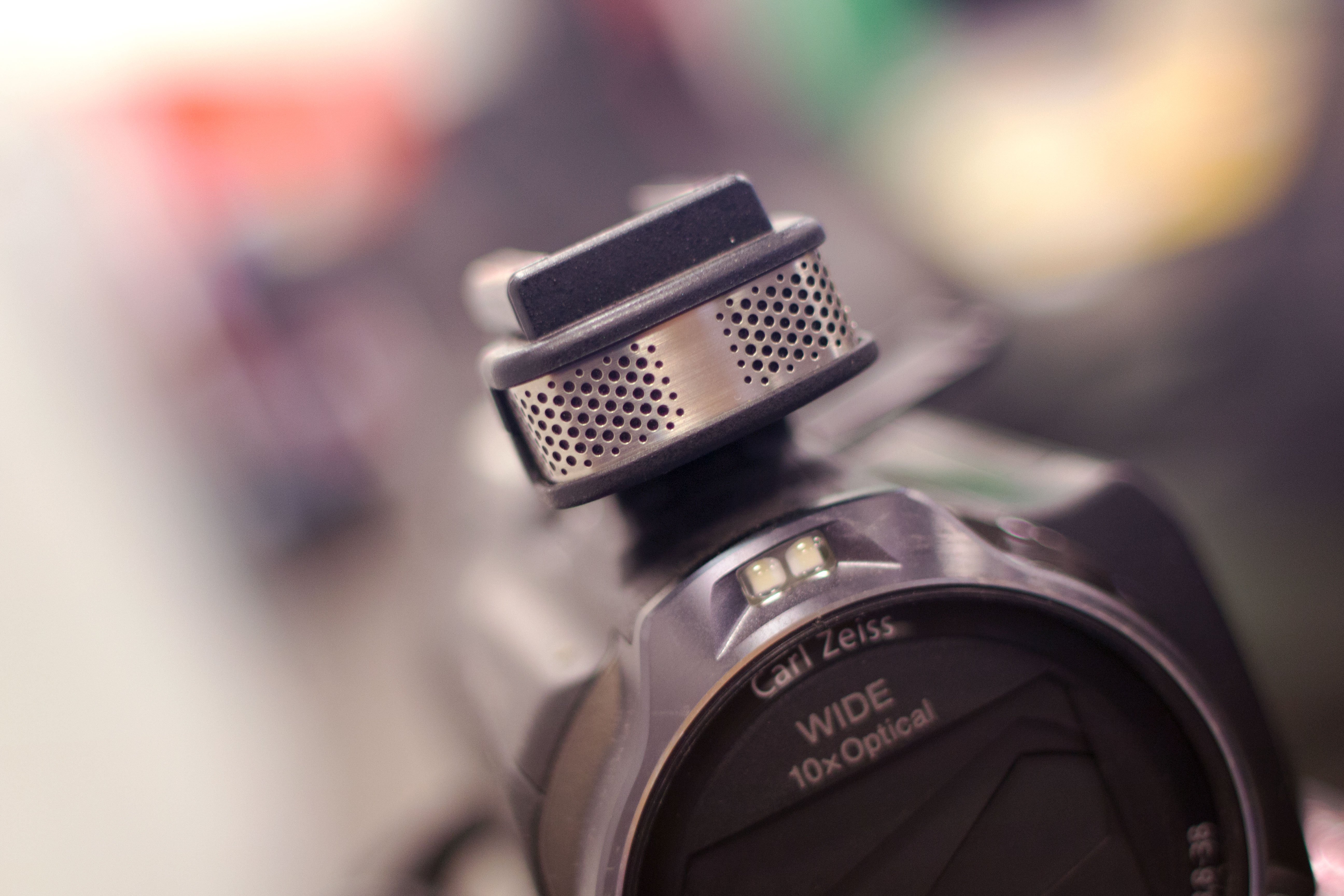 In built camera microphone