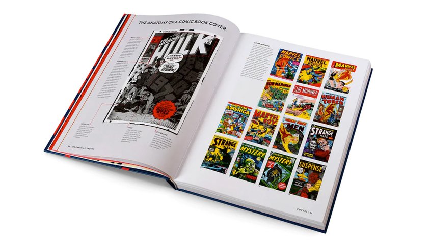 Marvel book - inside pages - ACMI Shop
