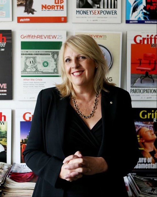 Julianne Schultz in her office