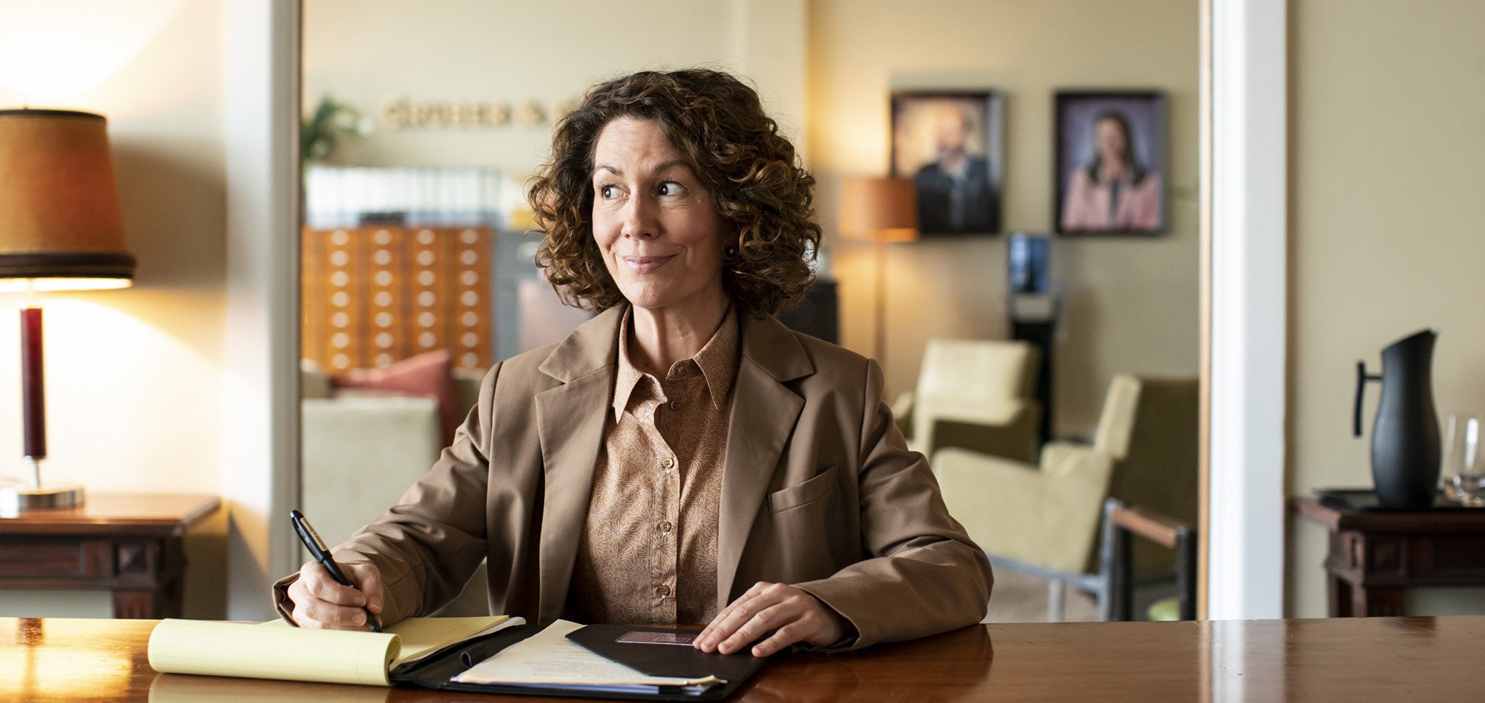 Kitty Flanagan in a still from 'Fisk' (2021)