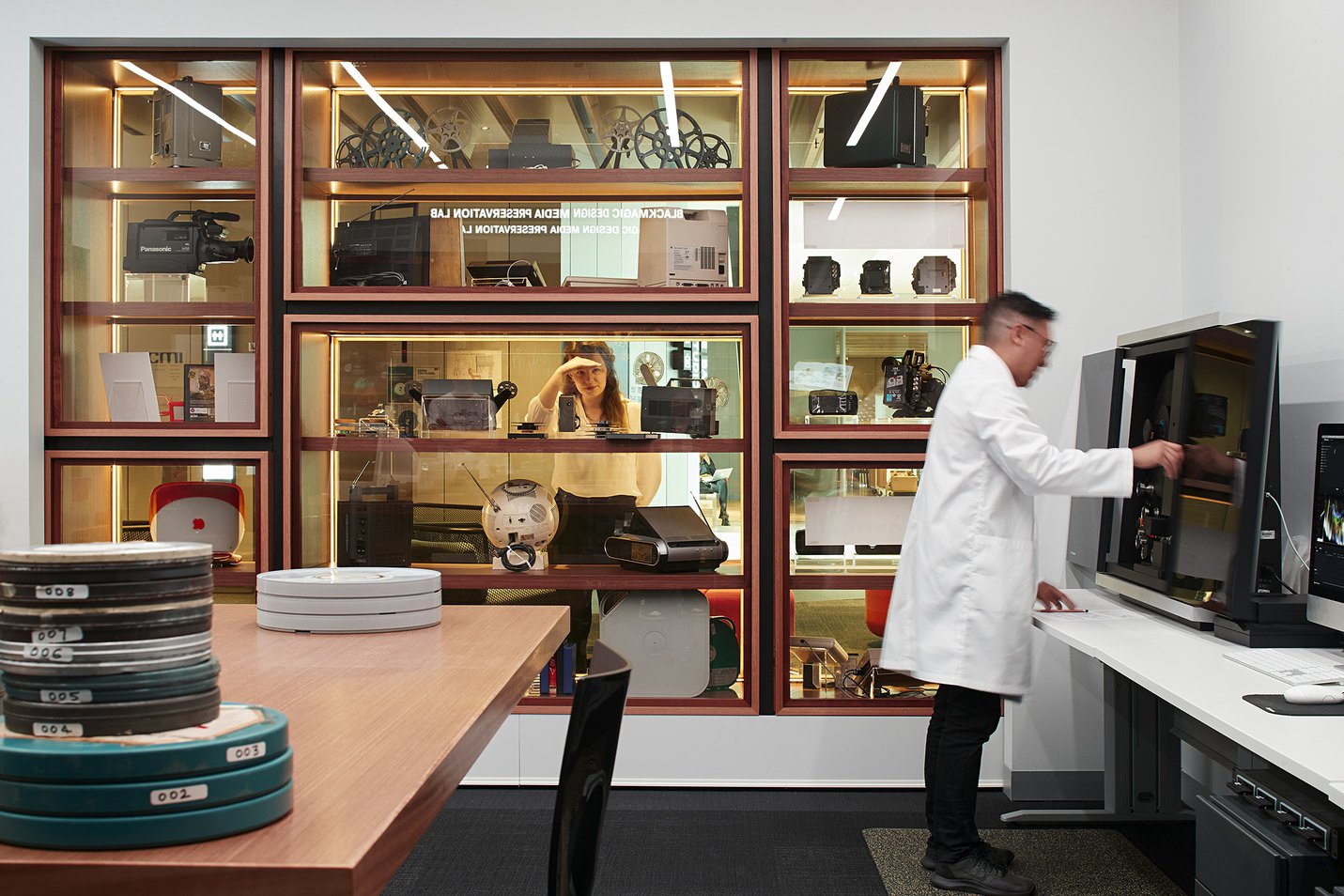 Looking into the Media Preservation Lab at ACMI - Shannon McGrath