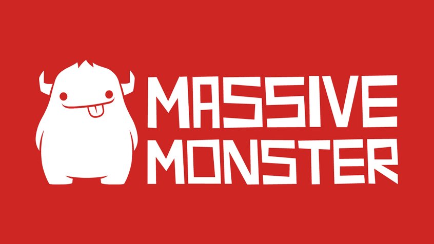 Massive Monster Logo - red
