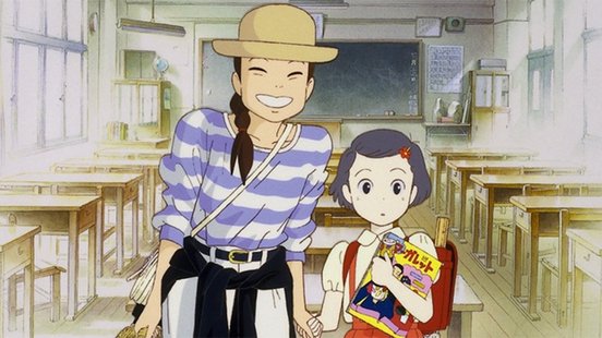 Taeko and her younger self in Only Yesterday (1991)