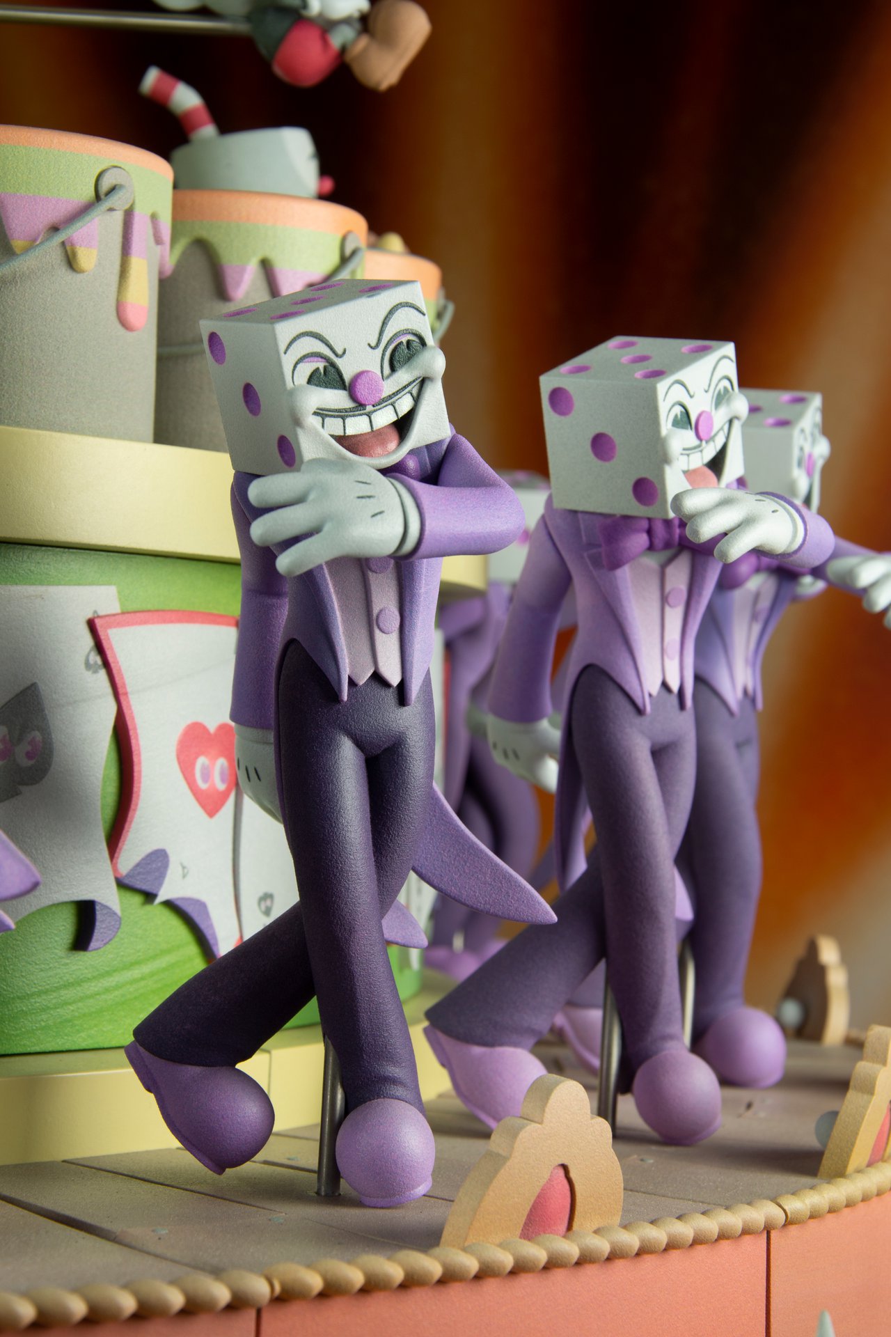 King Dice as featured in the Cuphead Zoetrope at ACMI