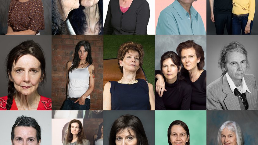 Rock 'n' Roll 70 wallpaper, 2015 © Gillian Wearing, courtesy Maureen Paley, London