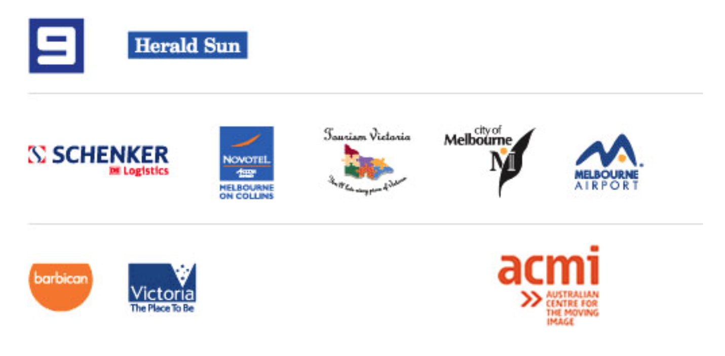 Pixar: 20 Years of Animation - sponsor logos
