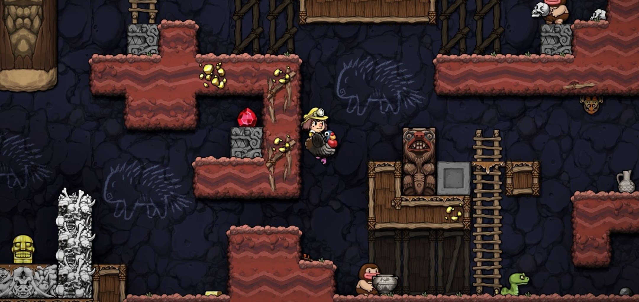 Screenshot from Spelunky (2008)
