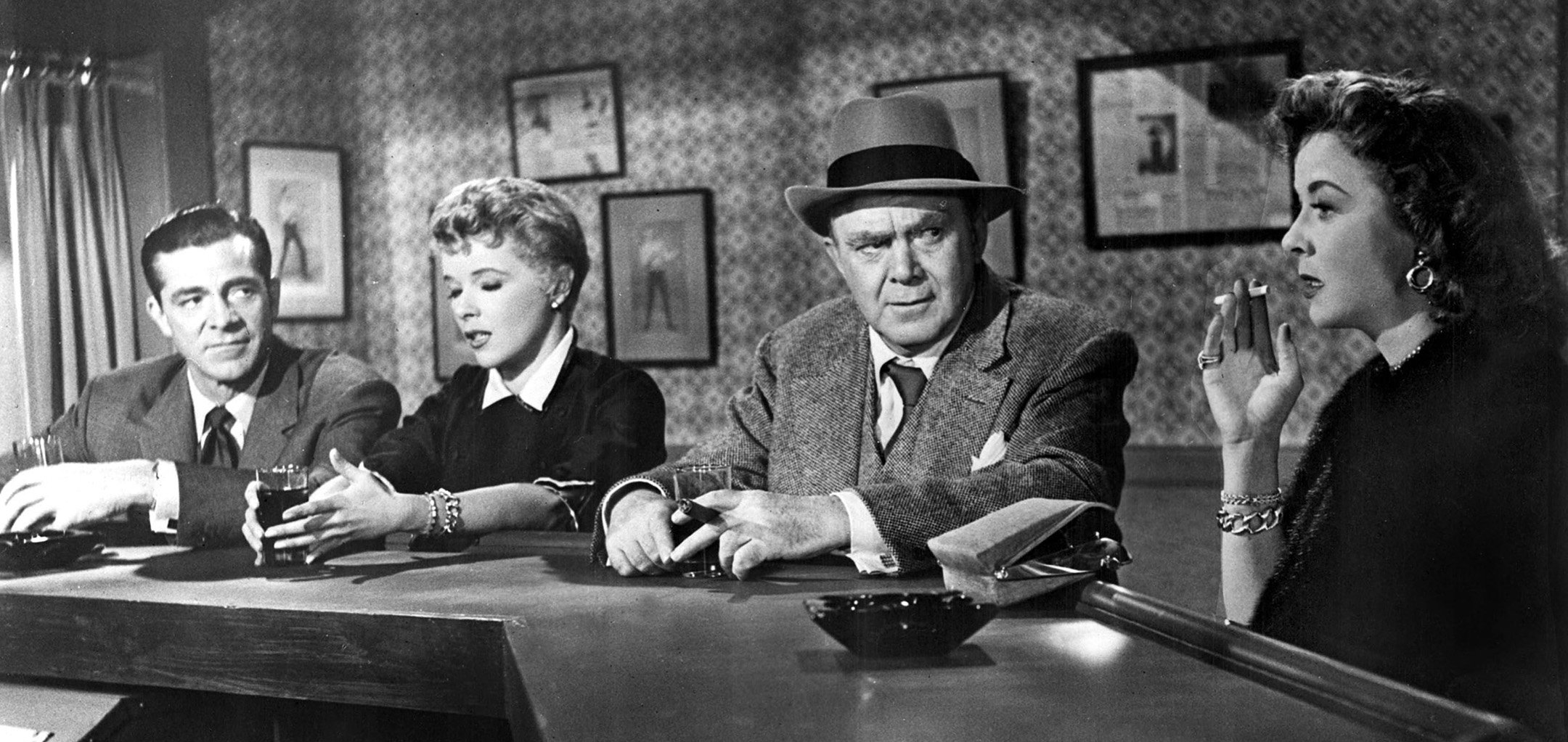 The cast of 'While the City Sleeps' (1956)