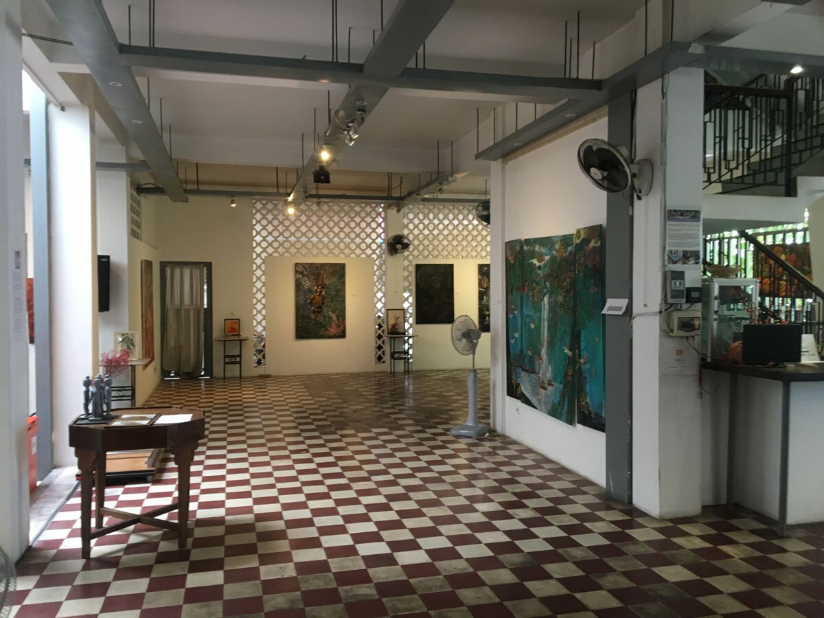 The gallery space at Bophana