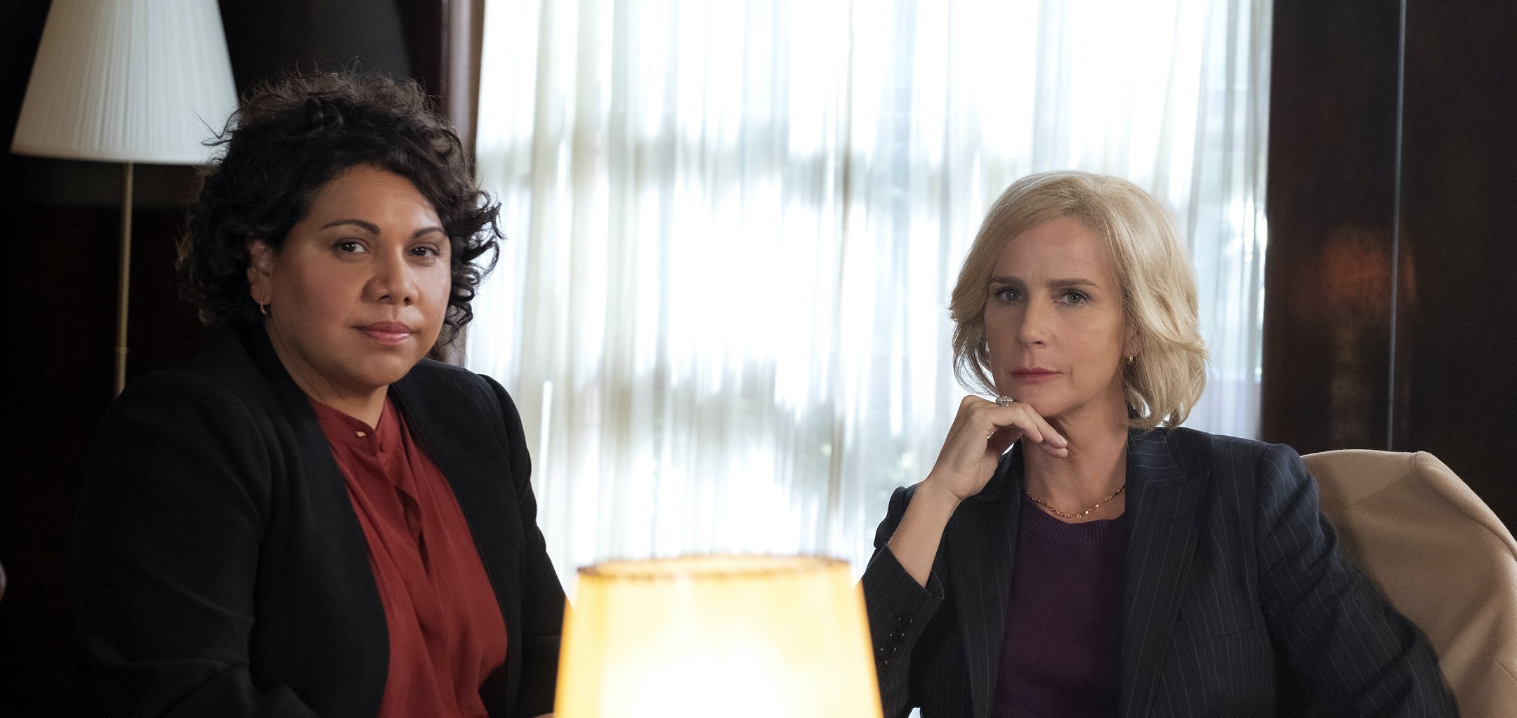 Deborah Mailman and Rachel Griffiths in 'Total Control' (2021) Blackfella Films